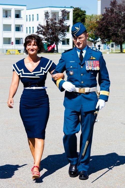 Bud Wight and Gennifer Stainforth at the 2023 Air Force show