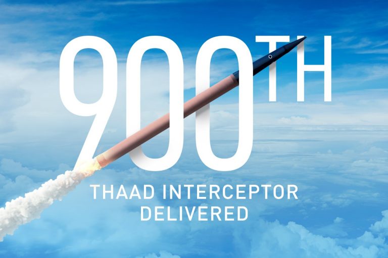 Lockheed Martin Delivers 900th THAAD Interceptor: Supplying the U.S. and Allies Combat-Proven Missile Defense